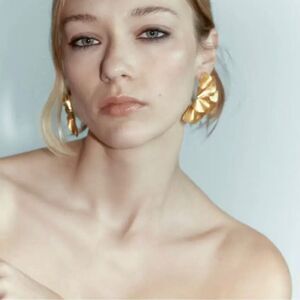 Flower stud earrings N48